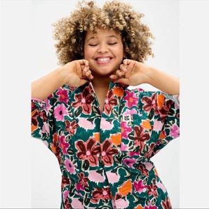 Lucy & Yak Twill Carmen Boilersuit in Wilderly UK XL (UK 20-22)